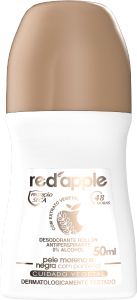 Desodorante Roll-On Red Apple Pele Morena Proteção Seca Antitranspirante S/ Álcool 48h 50ml