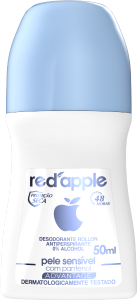 Desodorante Roll-On Red Apple Pele Sensível Proteção Seca Antitranspirante S/ Álcool 48h 50ml