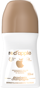 Desodorante Roll-On Red Apple Champagne Proteção Seca Antitranspirante S/ Álcool 48h 50ml