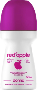 Desodorante Roll-On Red Apple Donna Proteção Seca Antitranspirante S/ Álcool 48h 50ml