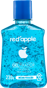 Gel Fixador P/ Cabelo Red Apple Media Fixação 2 230g
