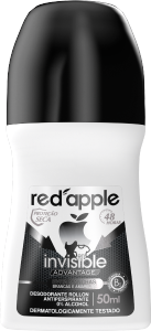 Desodorante Roll-On Red Apple Invisible Proteção Seca Antitranspirante S/ Álcool 48h 50ml