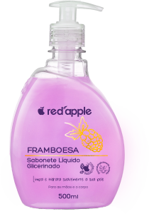 Sabonete Liquido Red Apple Glicerinado Framboesa 500ml
