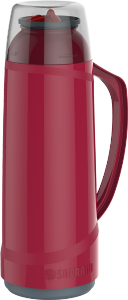Garrafa Térmica Cristal C/ Bico 1l Vermelha Soprano Ref 09003016510