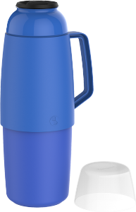 Garrafa Termica Lotus 1lt Azul Soprano
