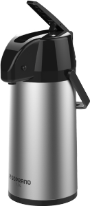 Garrafa Térmica Excelence C/ Ampola 1,9l Inox/Preto Soprano Ref 6861