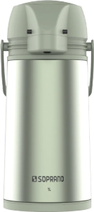 Garrafa Térmica Single De Pressão 1,9l Fig Green Soprano Ref 09000.0115.39