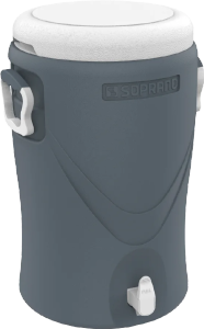 Botijão Térmico Everest C/ Tampa Rosca 20l Cinza Soprano Ref 09000.0151.15