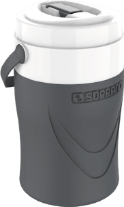 Botijão Térmico Everest C/ Tampa Rosca 2l Cinza Soprano Ref 09000.0155.15