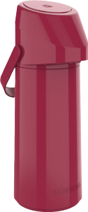 Garrafa Térmica Rubi Pressão 1l Vermelha Soprano Ref 09000.0126.17