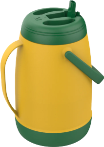 Garrafa Térmica Atacama C/ Alça 1,5l Verde E Amarelo Soprano Ref 09200.1100.38