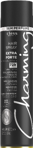 Hair Spray Cless Charming Black Extra Forte S/ Perfume 400ml