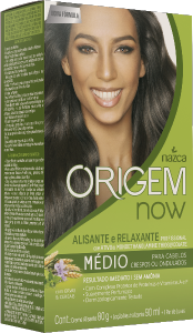 Kit Alisamento Permanente Nazca Origem Now Ervas & Cereais Médio P/ Cabelo Crespo
