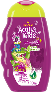 Shampoo Nazca Acqua Kids 2 Em 1 Uva E Aloe Vera 250ml