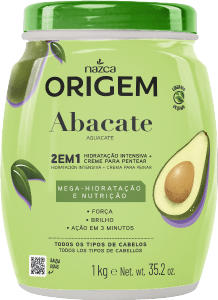 Creme Tratamento Nazca Origem Abacate Mega Hidratação E Nutrição 1 Kg