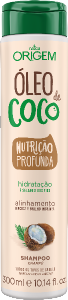 Shampoo Nazca Origem Óleo De Coco Nutrição Profunda 300ml
