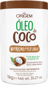 Creme De Tratamento Nazca Origem Óleo De Coco Nutrição Profunda 1kg
