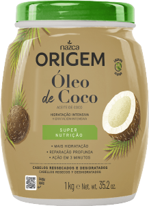 Creme Tratamento Nazca Origem Óleo De Coco Super Nutrição 1 Kg