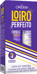 Kit Shampoo + Condicionador Nazca Origem Loiro Perfeito Bluberry E Violeta 300ml+300ml