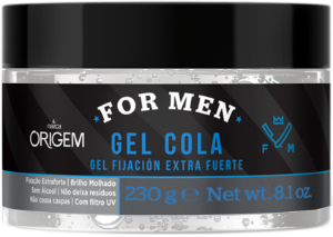 Gel Cola Nazca Origem For Men Extra Forte Brilho Molhado 230gr