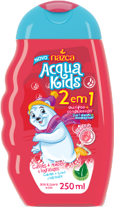 Shampoo Nazca Acqua Kids 2 Em 1 Algodão Doce 250ml