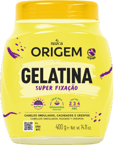 Creme Tratamento Nazca Origem Gelatina Super Fixação 400 Gr