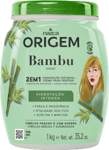 Creme Tratamento Nazca Origem Bambu Hidratação Intensa 1 Kg