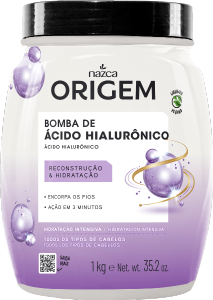 Creme Tratamento Nazca Origem Bomba De Ácido Hialurônico Reconstrução&Hidratação 1 Kg