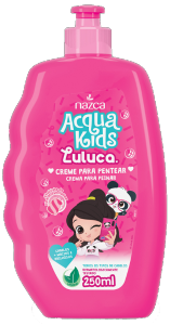 Creme P/ Pentear Nazca Acqua Kids Luluca Cabelos Macios Brilhosos 250ml