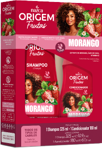 Kit Shampoo + Condicionador Nazca Origem Morango 325ml + 180ml