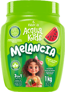 Creme Tratamento Nazca Origem Acqua Kids Melancia 3 Em 1 1kg
