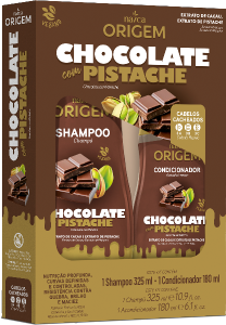 Kit Shampoo + Condicionador Nazca Origem Chcolate E Pistache 325+180ml