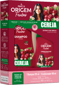 Kit Shampoo + Condicionador Nazca Origem Cereja 325+180ml