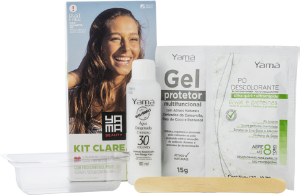 Kit Clareador Yama Ervas E Proteínas Pó Branco