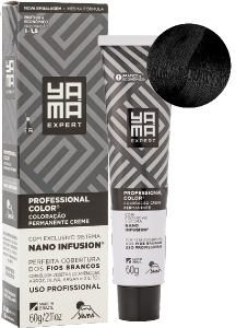 Tintura Mini Kit Yama Expert Nano Infusion Prof 1.0 Preto 60g