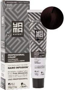 Tintura Mini Kit Yama Expert Nano Infusion Prof 3.0 Castanho Escuro 60g