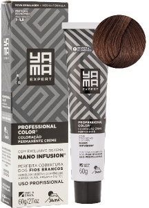 Tintura Mini Kit Yama Expert Nano Infusion Prof 5.0 Castanho Claro 60g