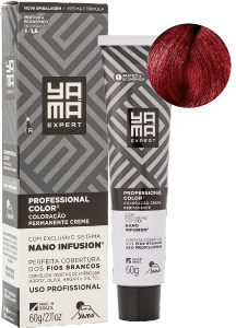 Tintura Mini Kit Yama Expert Nano Infusion Prof 6.66 Louro Escuro Vermelho Intenso 60g