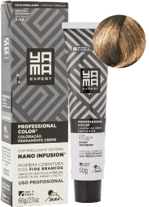 Tintura Mini Kit Yama Expert Nano Infusion Prof 7.0 Louro Medio 60g