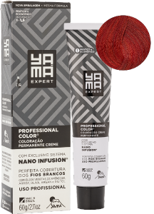 Tintura Mini Kit Yama Expert Nano Infusion Prof 8.66 Louro Claro Vermelho 60g