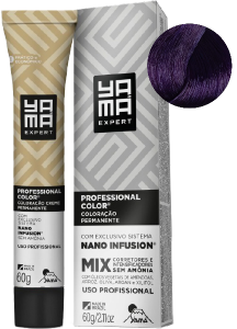 Tintura Mini Kit Yama Expert Prof 022 S/ Amônia Violeta Mix 60g