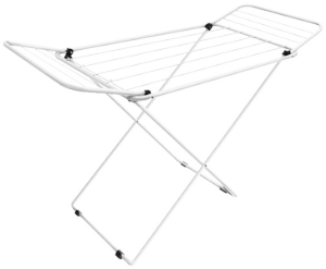 Varal De Chão Ravenna Aço C/ Abas (C46x L1,23x A86cm) Branco Secalux Ref 108080