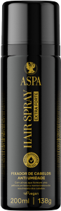 Hair Spray Aspa Fixador De Cabelo Extra Forte Anti Umidade 200ml