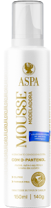 Mousse Hidratante Aspa P/ Todos Tipos De Cabelo C/ Proteção Termica 150ml