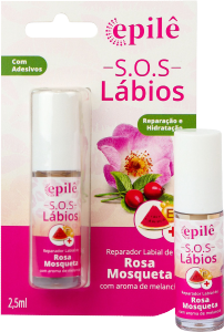 Reparador Labial Epilê Rosa Mosqueta C/ Aroma De Melancia 2,5ml