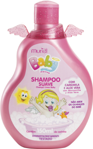 Shampoo Muriel Baby Suave Menina C/ Camomila E Aloe Vera 150ml