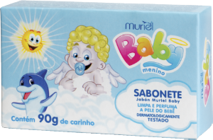 Sabonete Barras Muriel Baby Menino 90g