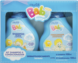 Kit Shampoo E Condicionador Muriel Baby Menino 100ml
