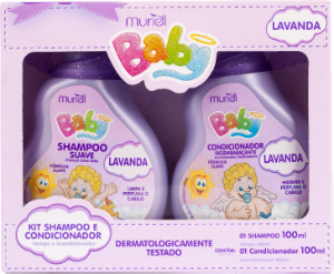 Kit Shampoo E Condicionador Muriel Baby Lavanda 100ml