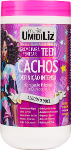 Creme P/ Pentear Cachos Muriel Umidiliz Teen Algodão Doce 925g